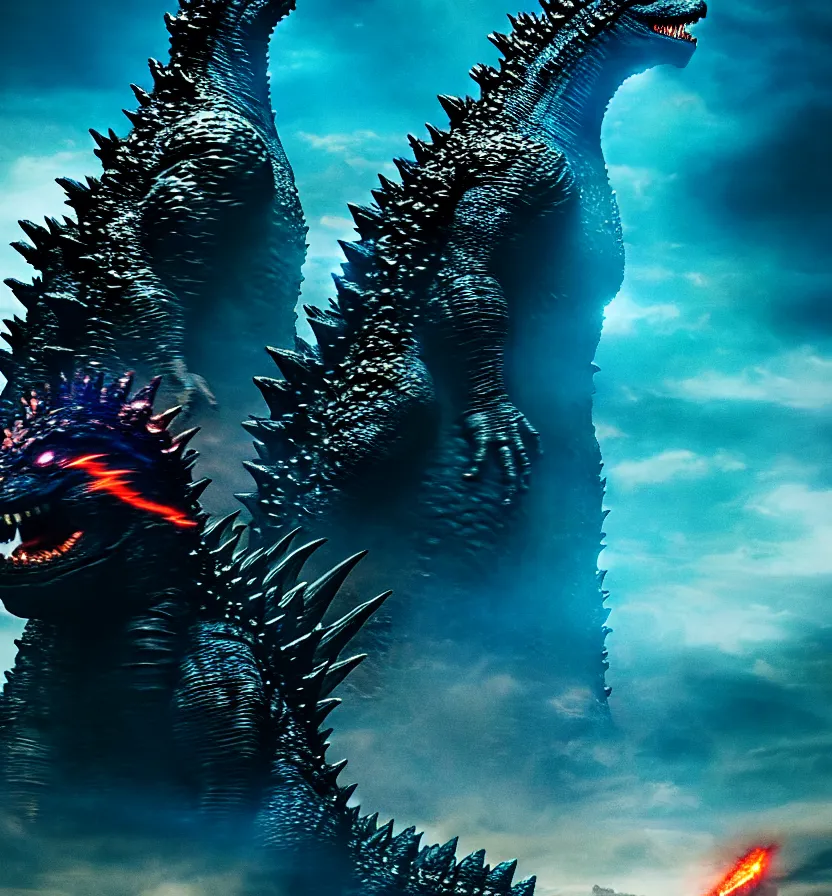 Image similar to godzilla by godzilla : king of the monsters 8 k 3 d photoreal rich detail photography