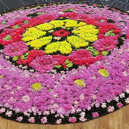 Image similar to flower carpet