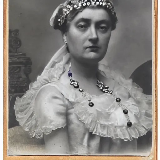 Prompt: photo of lady dimitrescu in real life