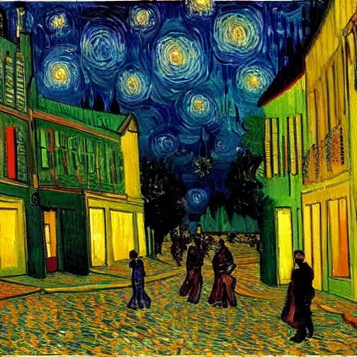 Prompt: The most beautiful painting van Gogh never shared