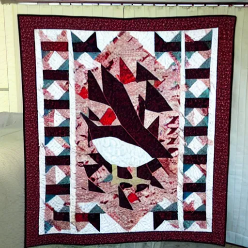 Image similar to Goose themed quilt