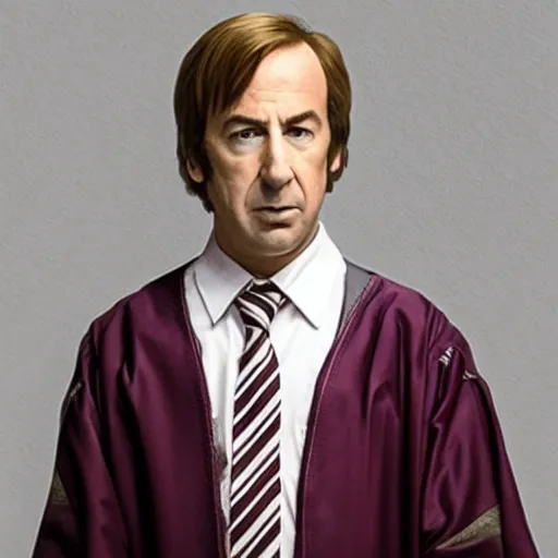 Image similar to saul goodman wearing a japanese high school uniform