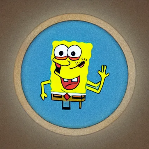 Prompt: spongebob, as a lemon