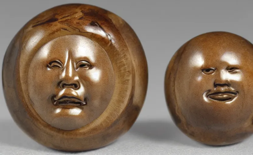 Prompt: Netsuke, High definition, ultra detailed