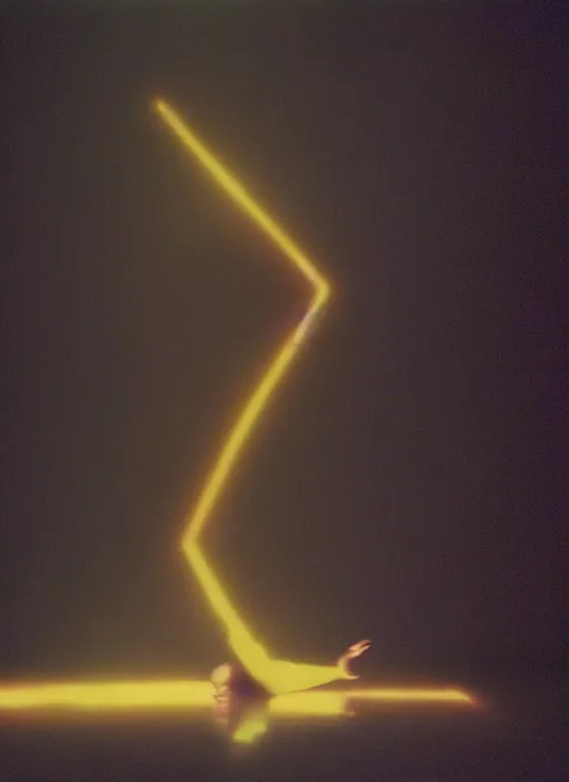 Image similar to symmetrical females ascending astral projection, liquid glowing auras, motion blur, long exposure, film grain, cinematic lighting, experimental film, shot on 1 6 mm