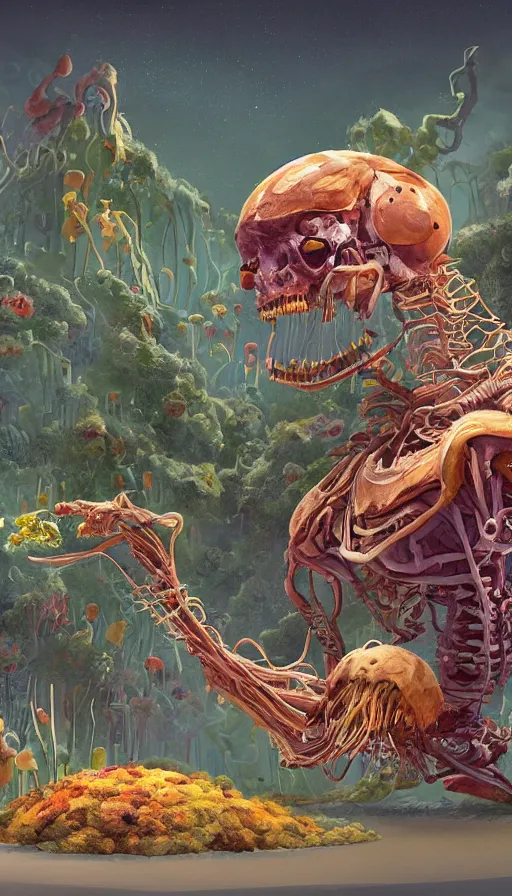 Image similar to The end of an organism, by Pixar Concept Artists