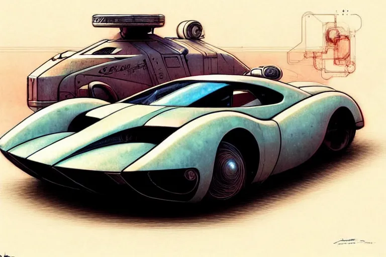 Image similar to design only! ( ( ( ( ( 2 0 5 0 s retro future art automotive design borders lines decorations space machine. muted colors. ) ) ) ) ) by jean - baptiste monge!!!!!!!!!!!!!!!!!!!!!!!!!!!!!!