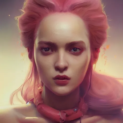 Prompt: a sensual portrait of a female huggy wuggy from poppy playtime video game, oil painting, Greg Rutkowski, Charlie Bowater, Beeple, unreal 5, DAZ, hyperrealistic, octane render, RPG portrait, dynamic lighting, fantasy art, beautiful face