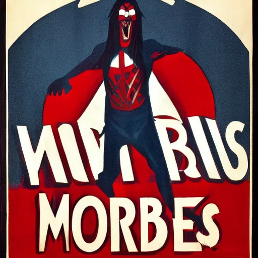 Prompt: propaganda of morbius for president. morbius 2. 8 k. hyperrealistic, 4 k, taken with camera. morbius