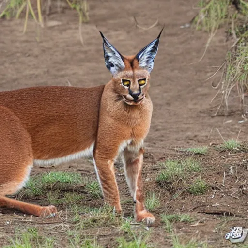 Prompt: caracal