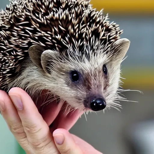 Image similar to Richard Hammond presents his pet Hedgehog, Highly Detailed