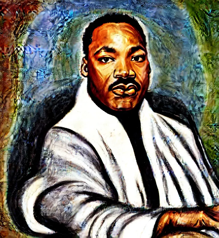 Image similar to martin luther king, jr. by el greco.