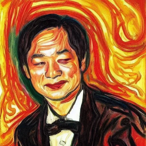 Prompt: director ang lee ， expressionism style ， by edvard munch ， - h 6 4 0