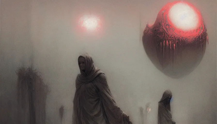 Image similar to lamasu, by beksinski, ruan jia, wayne barlowe