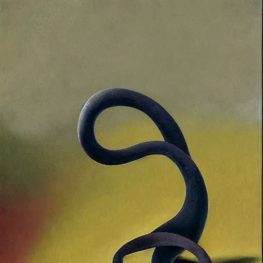 Image similar to cambrian, soft shadow by henri rousseau, by karen wallis dismal, tired. a beautiful sculpture of a snake eating its own tail that seems to go on forever.