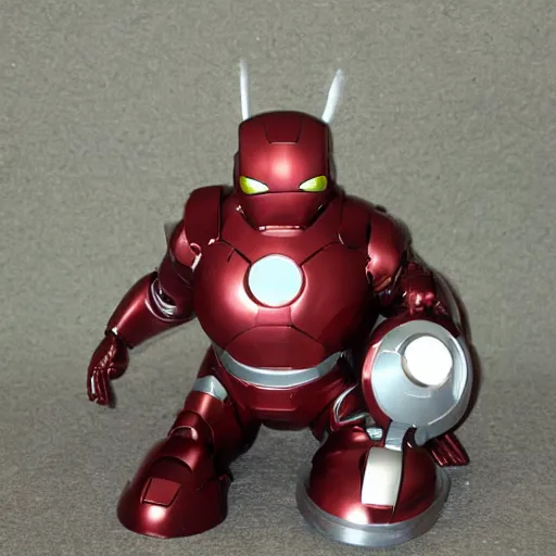 Image similar to Totoro as iron man, product photo