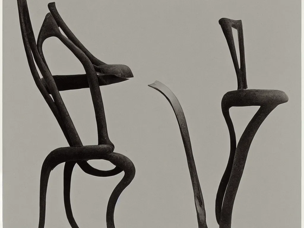 Image similar to chair snail. karl blossfeldt