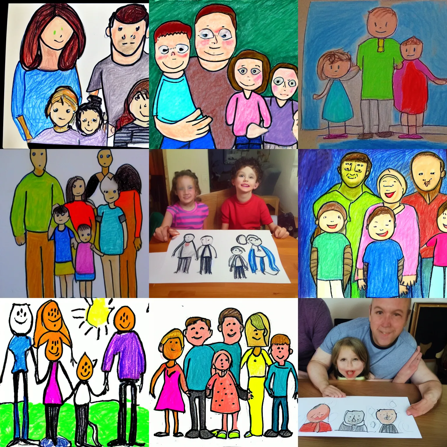 smART Class: 2nd grade Family Portraits (step by step lesson) | Kids art  class, Family art projects, Art lessons