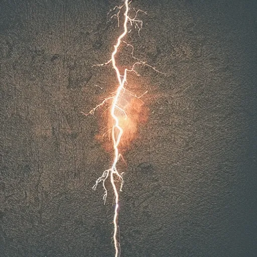 Image similar to a wooden wand with lightning bursting out of it