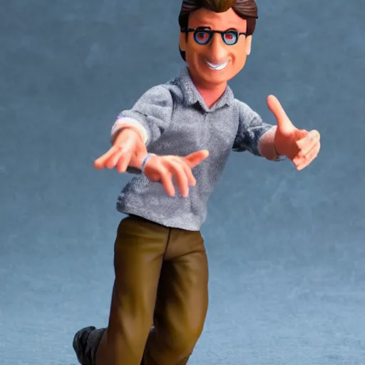 Image similar to product shot of a Bob Saget action figure