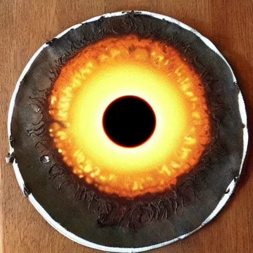 Image similar to sauron eye pancake