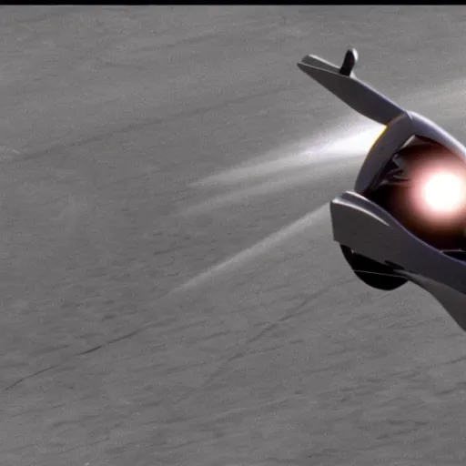 Prompt: jet turbine hoverbike, movie still, speed, cinematic Eastman 5384 film