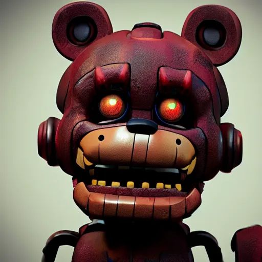 horror animatronic from fnaf, by wlop, 8 k, super, Stable Diffusion