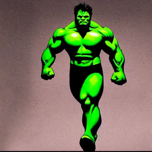 Image similar to elon musk as the incredible hulk