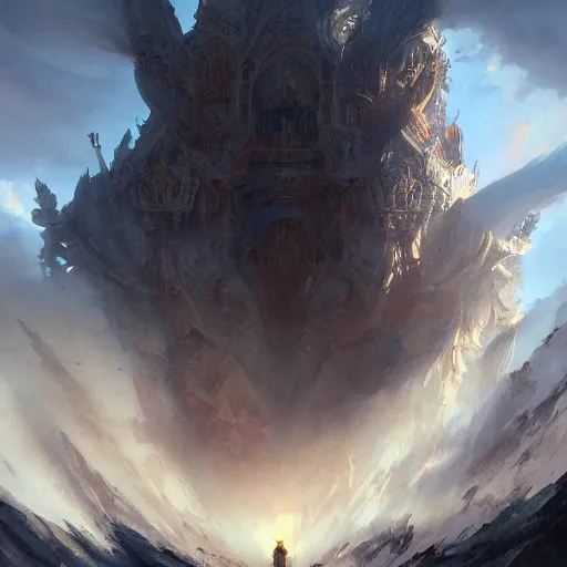 Prompt: god emperess kim yo jong in the style of craig mullins, greg rutkowski, peter mohrbacher, and drew struzan. epic, majestic, awe inspiring, god rays, fissures, divine, church painting, intricate armor, extreme detail, high octane,