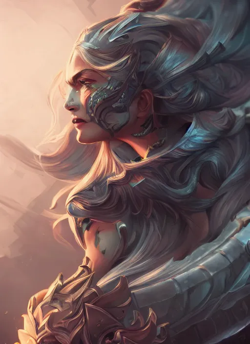 Image similar to a highly detailed illustration of Gigachad, intricate, elegant, highly detailed, centered, digital painting, artstation, concept art, smooth, sharp focus, league of legends concept art, WLOP