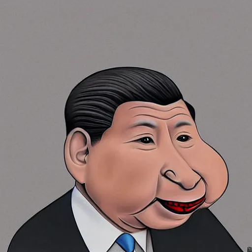 Image similar to xi jinping caricature