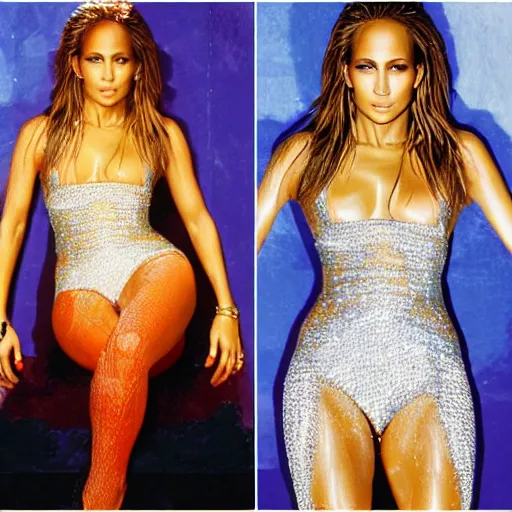 Image similar to j - lo made of jell - o