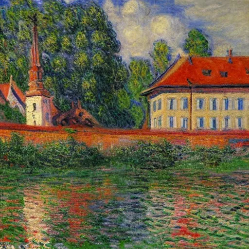 Prompt: Bamberg painted by Monet