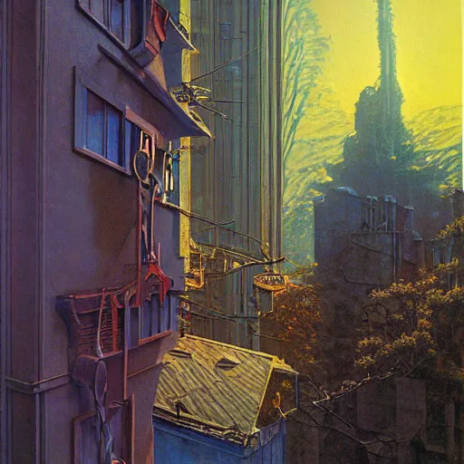 Prompt: high quality high detail painting by david mattingly and nc wyeth and moebius, hd, realistic matte painting, photorealistic lighting, modern supernatural urban horror