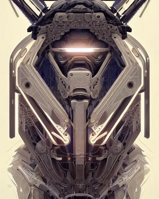 Prompt: symmetry!! portrait of a machine!!!!!! from horizon zero dawn, machine face, decorated with pharoanic motifs, intricate, elegant, highly detailed, digital painting, artstation, concept art, smooth, sharp focus, illustration, art by artgerm and greg rutkowski and alphonse mucha, 8 k