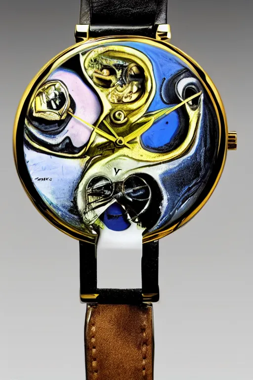 Image similar to salvador dali melted watch