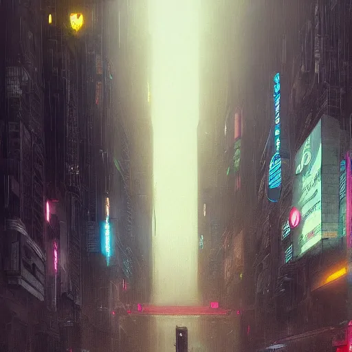 Image similar to a beautiful picture of a cyberpunk city under rain by william - adolphe bouguereau and greg rutkowski trending on artstation