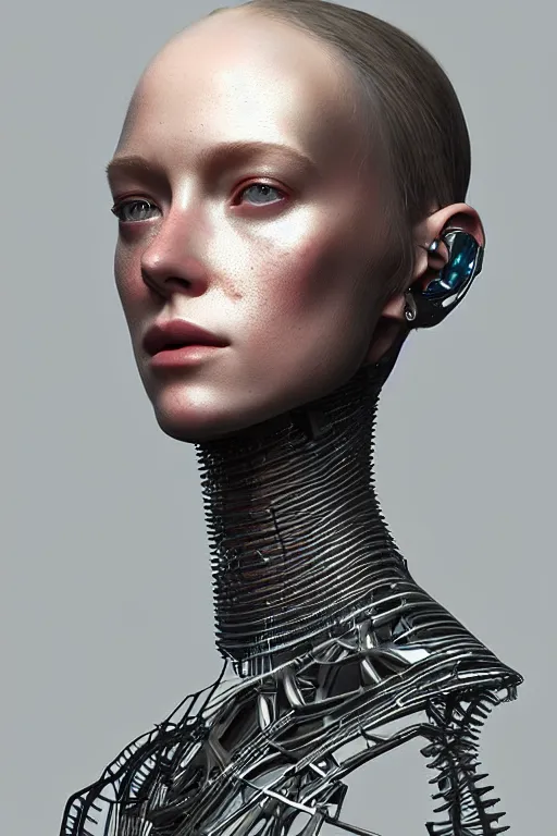 Prompt: epic professional digital art of female robot, by leesha hannigan, iris van herpen, artstation, cgsociety, wlop, epic, much wow, much detail, gorgeous, detailed, masterpiece