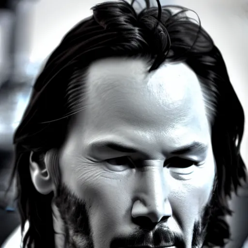 Image similar to muscular keanu reeves, highly detailed, high quality, hd, 4 k, 8 k, canon 3 0 0 mm, professional photographer, 4 0 mp, lifelike, top - rated, award winning, realistic, sharp, no blur, edited, corrected, trending