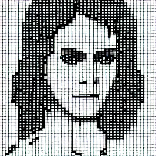 Prompt: 8-bit pixel art of emma watson