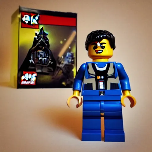 Image similar to will smoth as a star wars lego figure