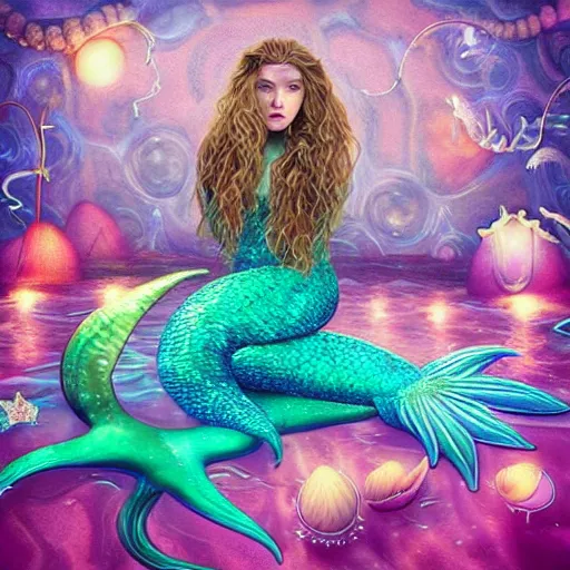 florence pugh portrait, fantasy, mermaid, | Stable Diffusion | OpenArt