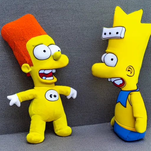 Image similar to bart simpson plush