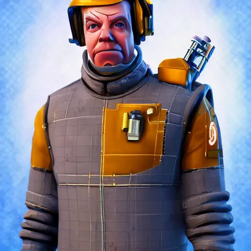 Prompt: chuck mcgill in fortnite, artstation