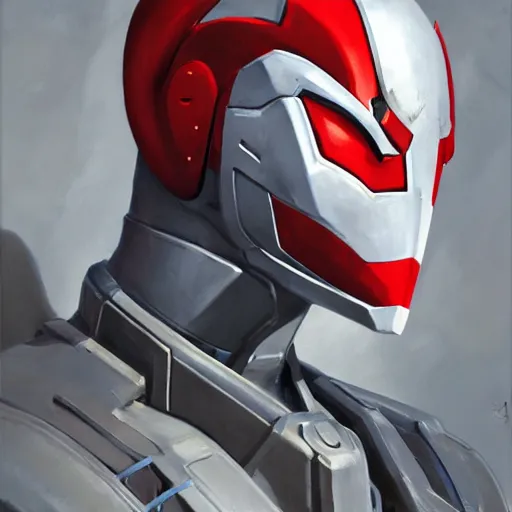 Image similar to greg manchess portrait painting of armored spiderman ultraman grey fox from metal gear cyborg gay japanese - american hybrid as overwatch character, medium shot, asymmetrical, profile picture, organic painting, sunny day, matte painting, bold shapes, hard edges, street art, trending on artstation, by huang guangjian and ail elvgren and sachin teng