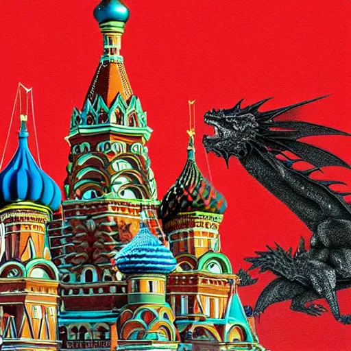 Image similar to fantasy_artwork_hyper_detailed_very_very_very_very_very_very_very_very_very_very_very_very_very_very_very_very_very of Dragon on the Red square, Moscow,