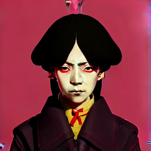 Prompt: Portrait Fanart of of Sukeban Deka (1986), artwork by Sergey Kolesov, arstation,