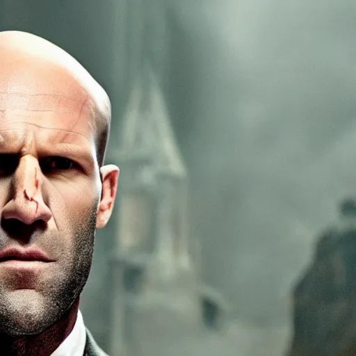 Prompt: jason statham as voldemort