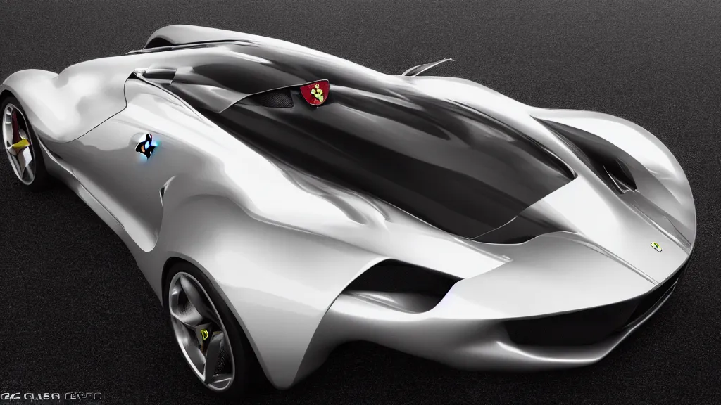 Prompt: photo of a ferrari concept car, cinematic, fine details, symmetrical, 4 k