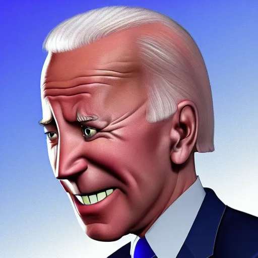 Image similar to joe biden charicature by disney pixar